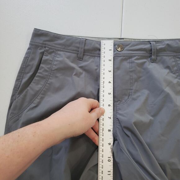 REI Pants Womens 6 Petite Gray Nylon Spandex Hiking Outdoor Drawcord Hem Stretch - Picture 6 of 9
